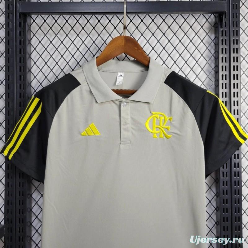 24/25 Flamengo Grey Polo Jersey