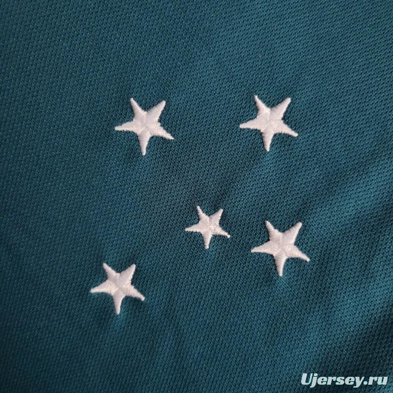 24/25 Cruzeiro Dark Green Polo Jersey