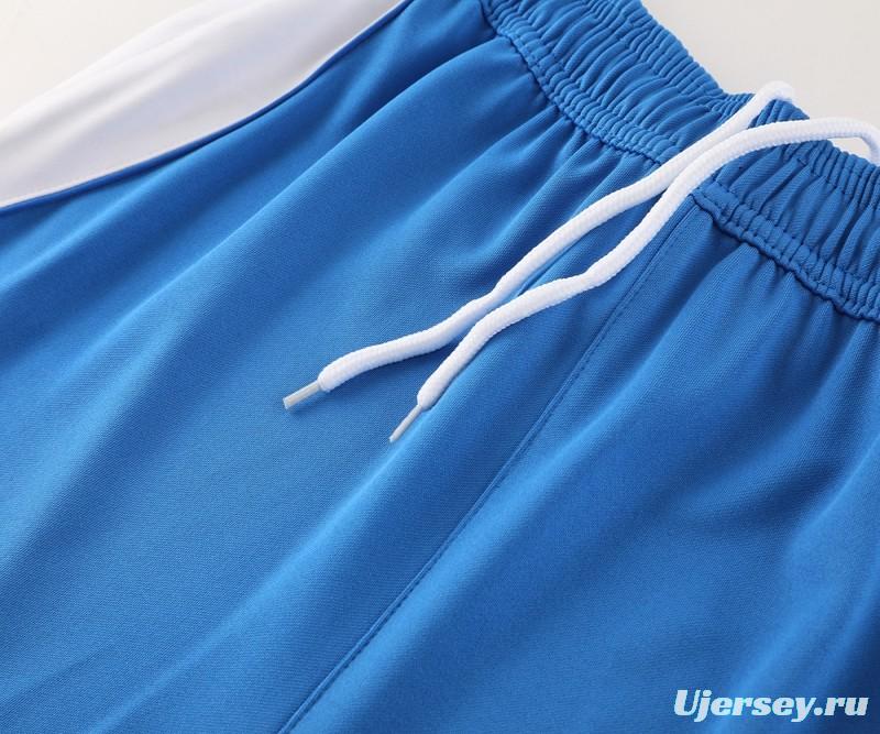 2024 Adidas Blue Short Sleeve Jersey+Shorts