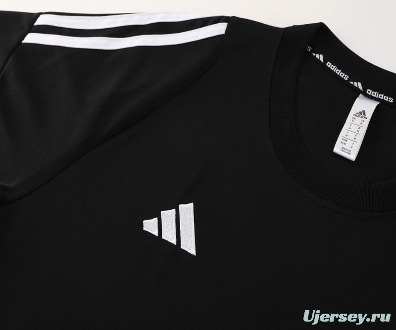 2024 Adidas Black Short Sleeve Jersey+Shorts