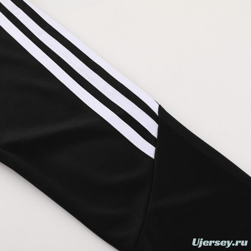 2024 Adidas Black Half Zipper Jacket+Pants