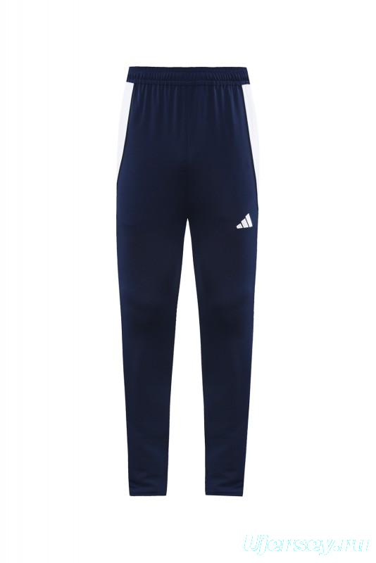 2024 Adidas Blue Half Zipper Jacket+Pants