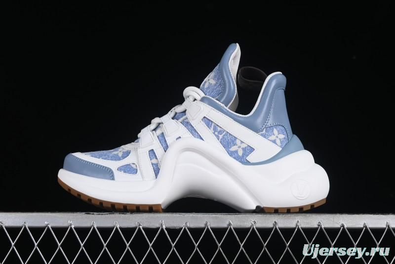 Louis Vuitton Archlight Sneakers with Wave-shaped Sole and Oversized Tongue - MBJ0