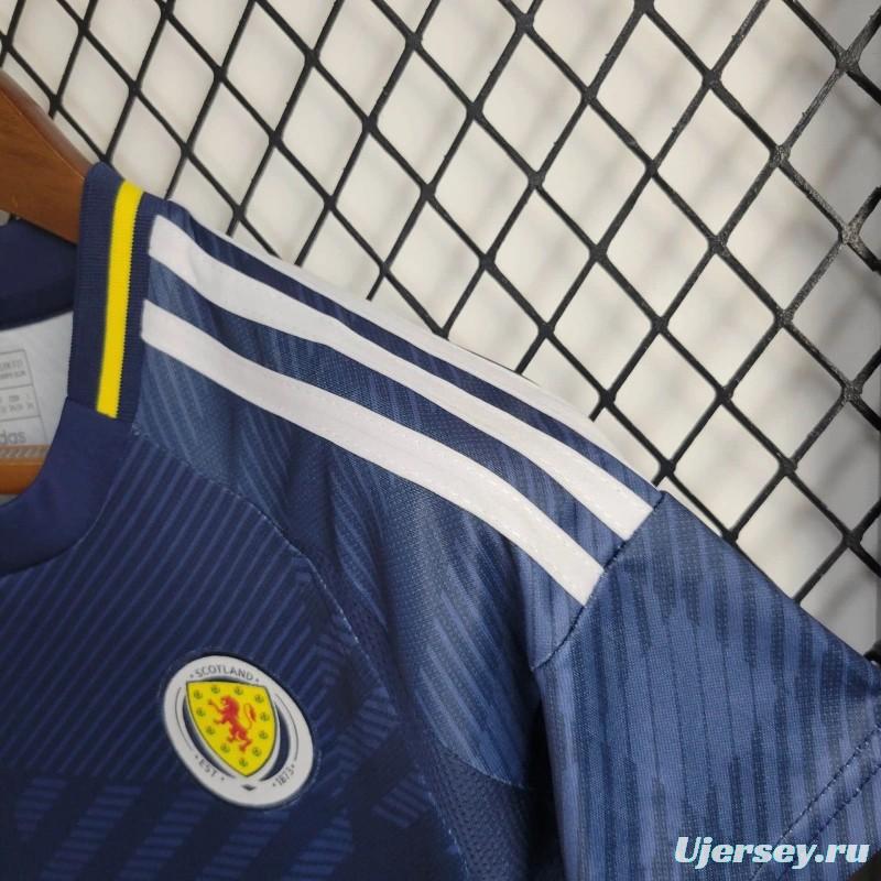 2024 Kids Scotland Home 16-28 Jersey