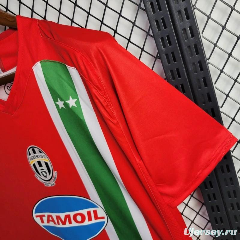 Retro 05/06 Juventus Away Red Jersey