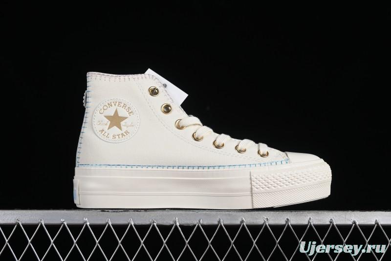 Converse All Star Lift Stitch Daisy Vulcanized Canvas Sneakers - A08731C