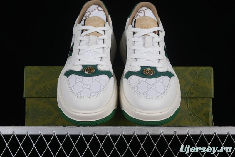 Gucci Chunky B Screener GG Sneakers Retro Style with Classic GG Canvas and Leather Trim - 9Y9209666