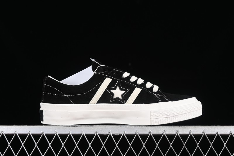 Converse One Star Academy Pro Classic Black & White One Star Retro Casual Skate Shoes - A06426C