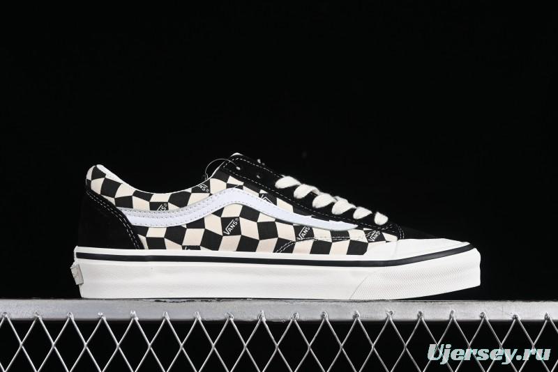 Vans Old Skool Reissue 136 High-End Series Canvas Sneakers with Toe Cap Design - VN000MT6BPQ