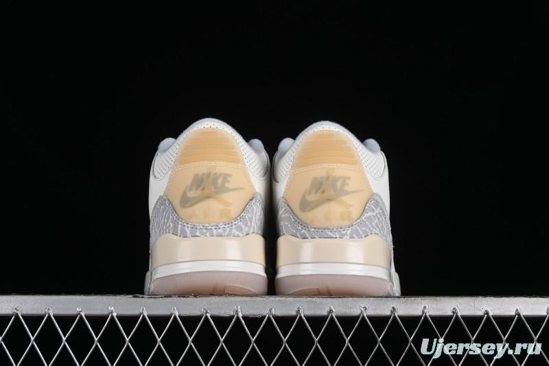Nike Air Jordan 3 Retro Craft Ivory Sneakers - FJ9479-100