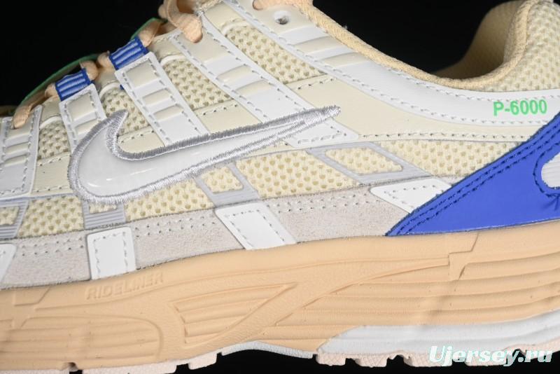 Nike P-6000 Retro Casual Sneakers with Layered Design and Ultra-Lightweight Body - FJ5443-113