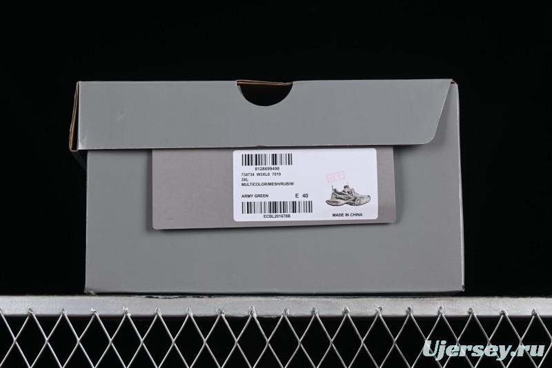 Balenciaga Phantom Sneaker 10th Generation Trend Running Shoes with Transparent Heel Strap - W3XL67019