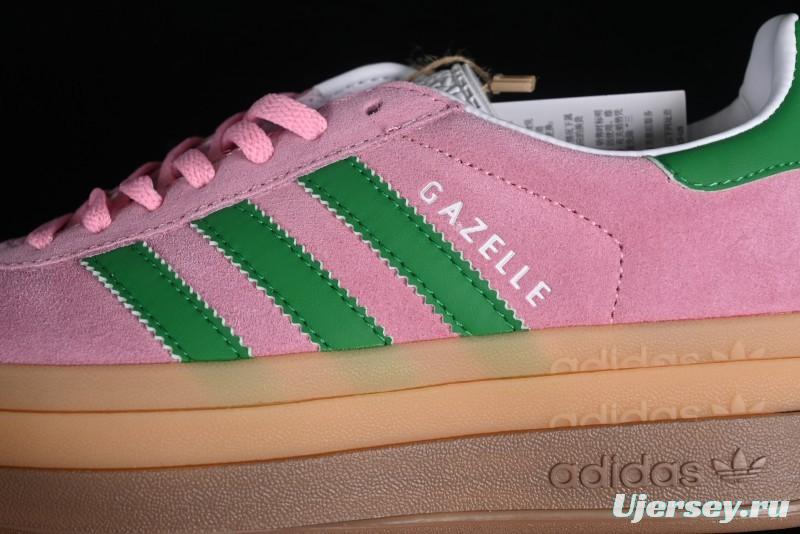 Adidas Originals Gazelle Bold Low-Top Sneakers with Thick Sole for Casual Wear - IE0420