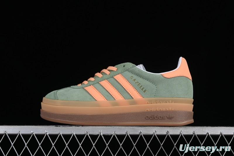 Adidas Originals Gazelle Bold IH7495 Low-Top Sneakers with Thick Sole for Casual Wear Anti-Slip and Durable - IH7495