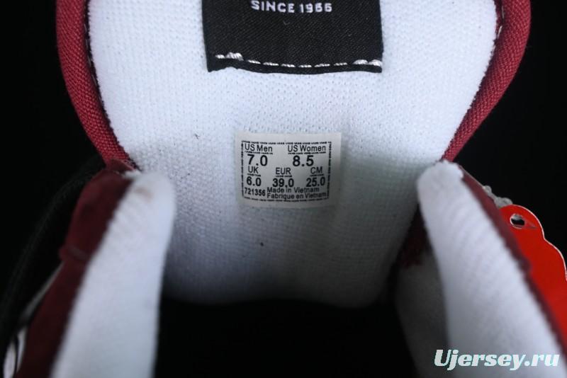 Vans Classics Knu Skool Chunky Tongue Retro Sneakers in Wine Red - VN0009QC02Y