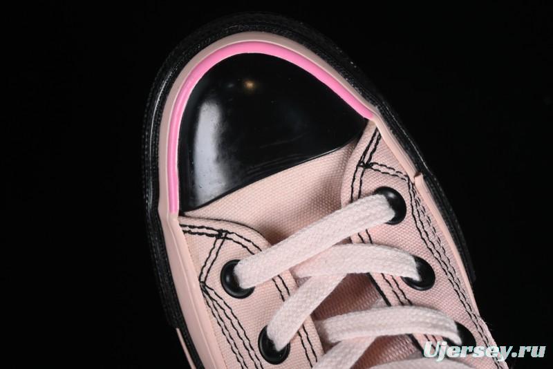 Converse Chuck 70s High Top Casual Sneakers in Black and Pink - A09541C