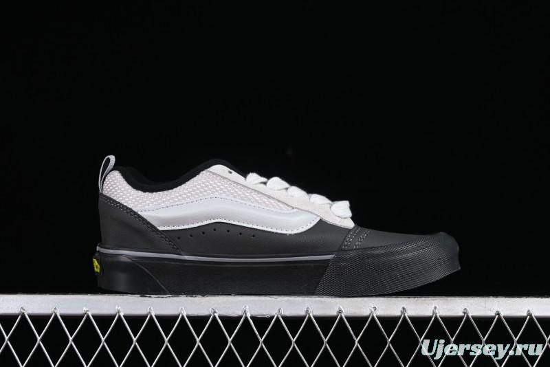 Vans OG Classic Slip-On Acid Wash Retro Grey Black Skate Shoes - VN0009QCGRY