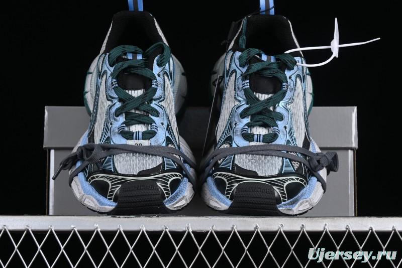 Balenciaga Phantom Sneaker 10th Generation Trend Running Shoes with Transparent Heel Strap - W3XL53124