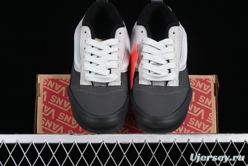 Vans OG Classic Slip-On Acid Wash Retro Grey Black Skate Shoes - VN0009QCGRY