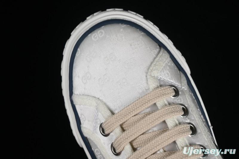 Gucci Tennis 1977 Print Sneaker Retro Casual Sports Canvas Shoes - 02JPO9064