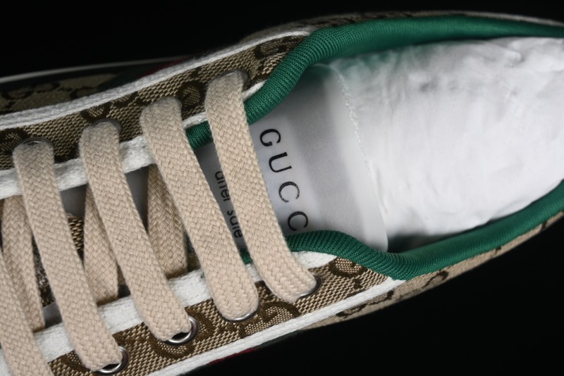 Gucci Tennis 1977 Print Sneaker Retro Casual Canvas Shoes - 02JPO9064