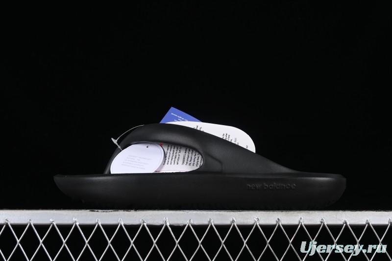 New Balance NB x TAW&TOE Collaboration Black Ultra-Soft Cloud Cushion Beach Sandals Flip Flops - SD5601GBK