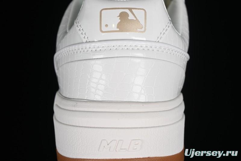 MLB Chunky Liner Metal Senior Series Lightweight Platform Casual Sneakers with 6cm Height Increase - 3ASXCLX4N50WHS