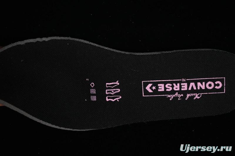 Converse Chuck 70s High Top Casual Sneakers in Black and Pink - A09541C