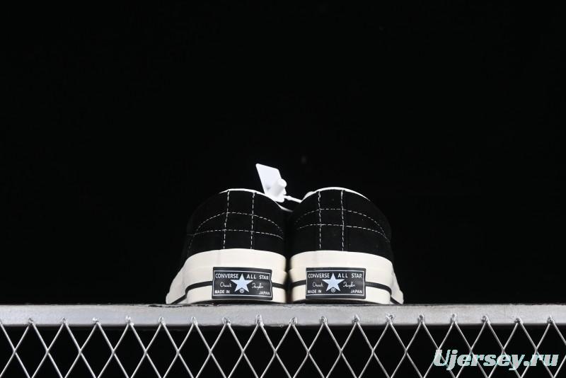 Converse One Star J Vtg Suede Low-Top Casual Sneakers in Black/Grey - M.C3