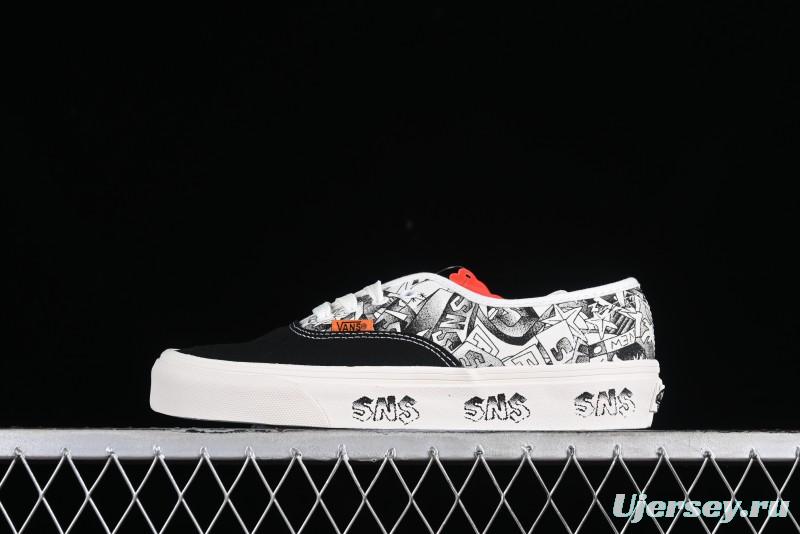 Vans Og Authentic Lx Low-Top Casual Skate Shoes - VN0A4BV9676