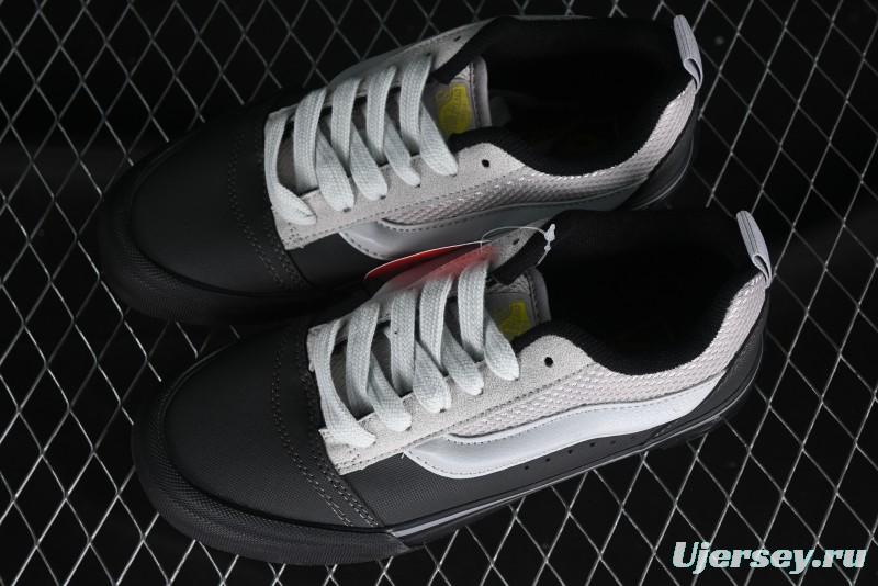 Vans OG Classic Slip-On Acid Wash Retro Grey Black Skate Shoes - VN0009QCGRY