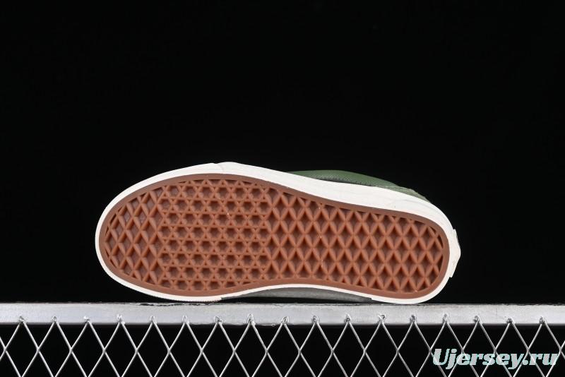 Vans Classics Knu Skool Camo Army Green Chunky Tongue Platform Sneakers - VN0007QC0WD