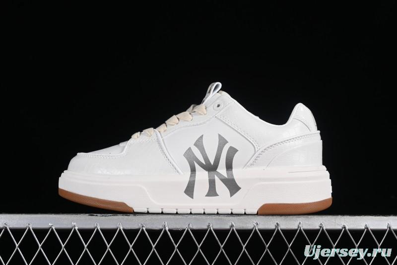 MLB Chunky Liner Metal Senior Series Lightweight Platform Casual Sneakers with 6cm Height Increase - 3ASXCLX4N50WHS
