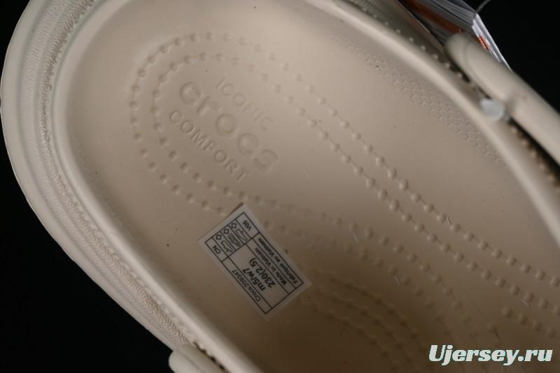 Crocs Classic Clog Snow House Retro Beach Clogs with Adjustable Heel Strap - B.D4