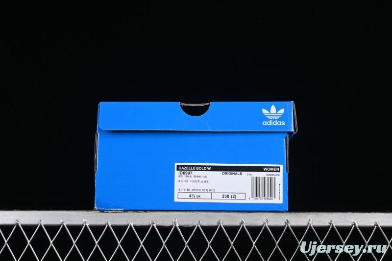 Adidas Originals Gazelle Bold Low-Top Sneakers with Anti-Slip Thick Sole - ID6997