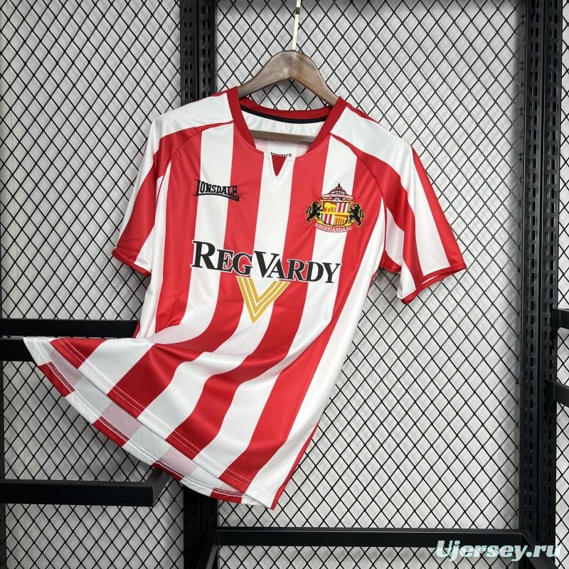 Retro 05/06 Sunderland Home Jersey