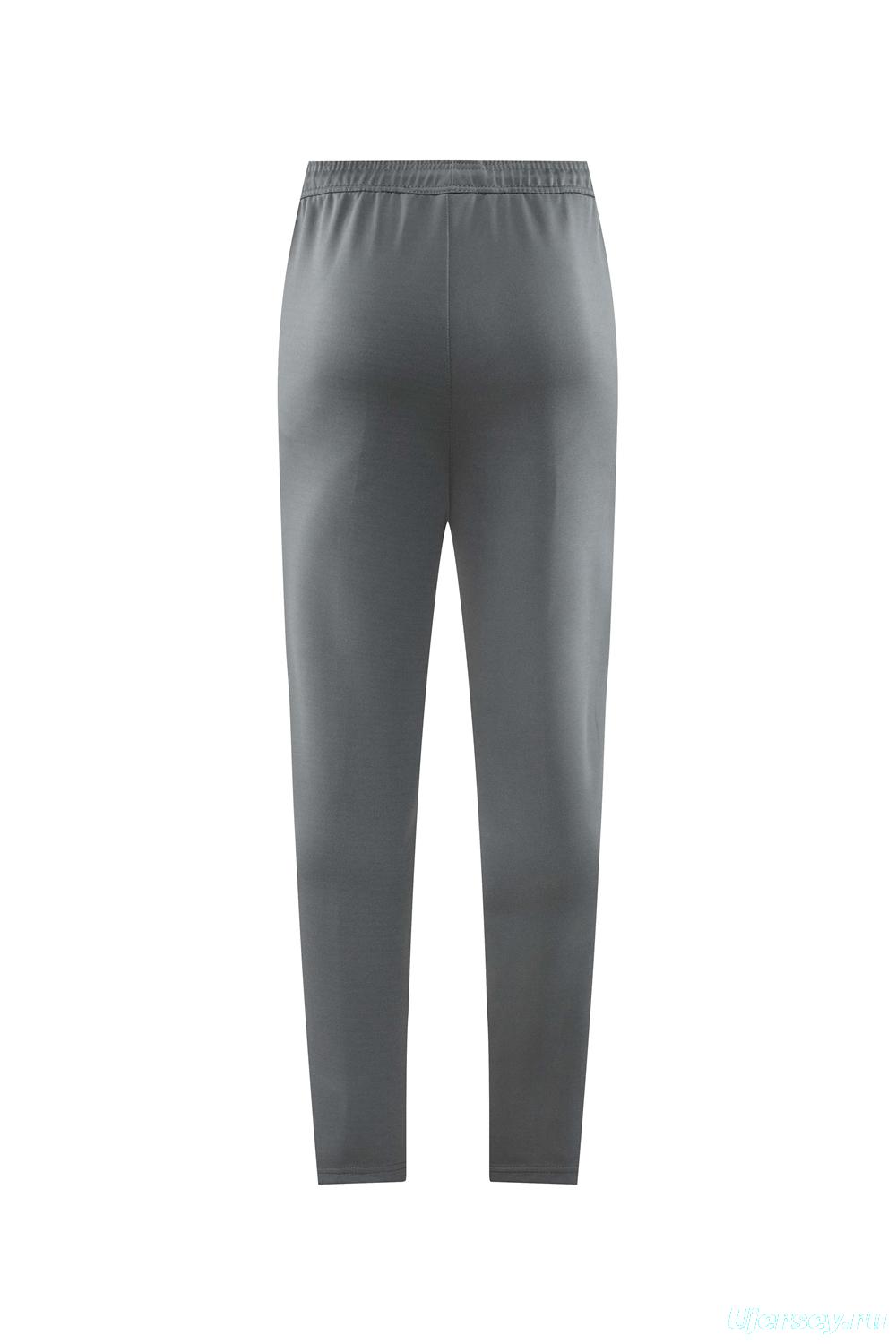 24/25 Adidas Original Grey Full Zipper Jacket +Long Pants