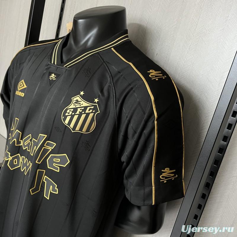 24/25 Santos Charlie Brown Jr Special Black Jersey