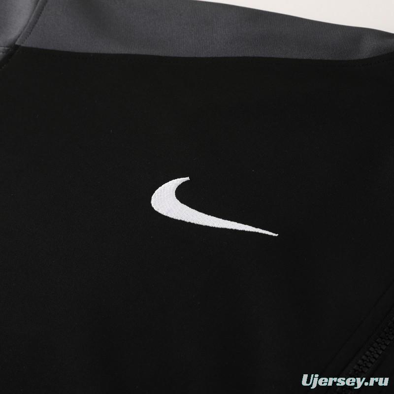 24/25 Nike Black Full Zipper Jacket +Long Pants