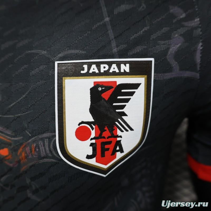 Player Version 2024 Japan Black Dragon With Glared Eye Concept Jersey