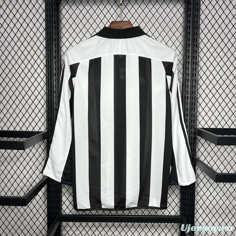 Retro 03/05 Newcastle United Home Long Sleeve Jersey