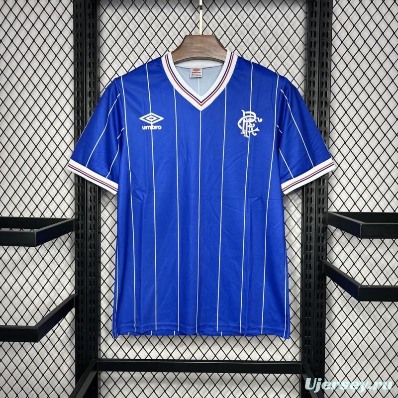 Retro 82/84 Glasgow Rangers Home Jersey