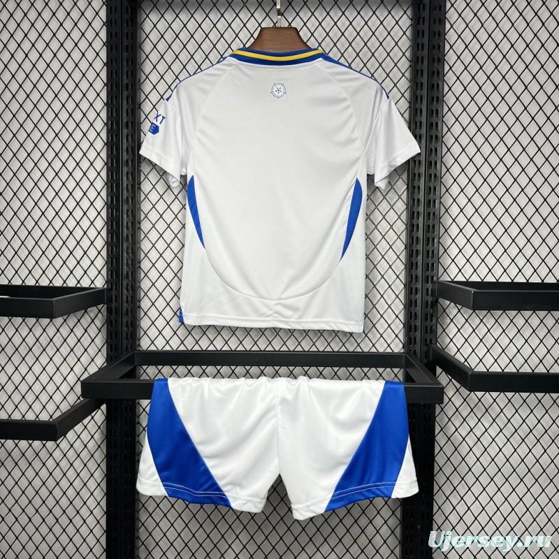 24/25 Kids Leeds United Away White Jersey