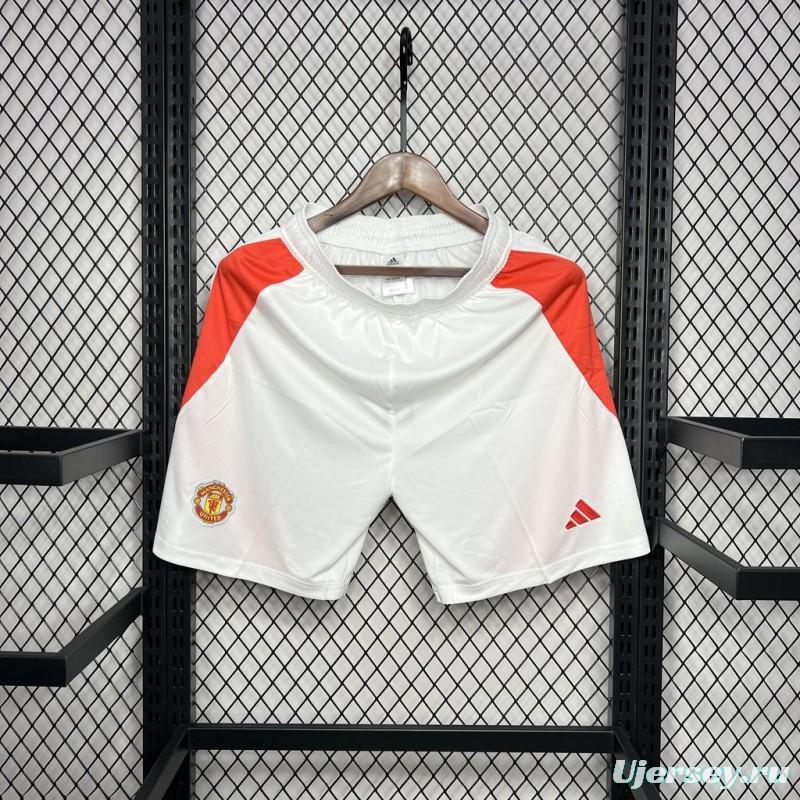 24/25 Manchester United Home Shorts