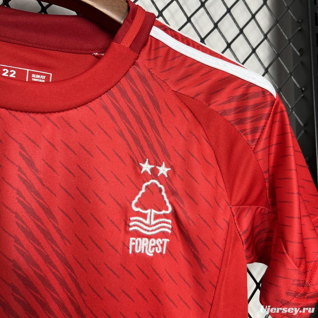 24/25 Kids Nottingham Forest Home Jersey