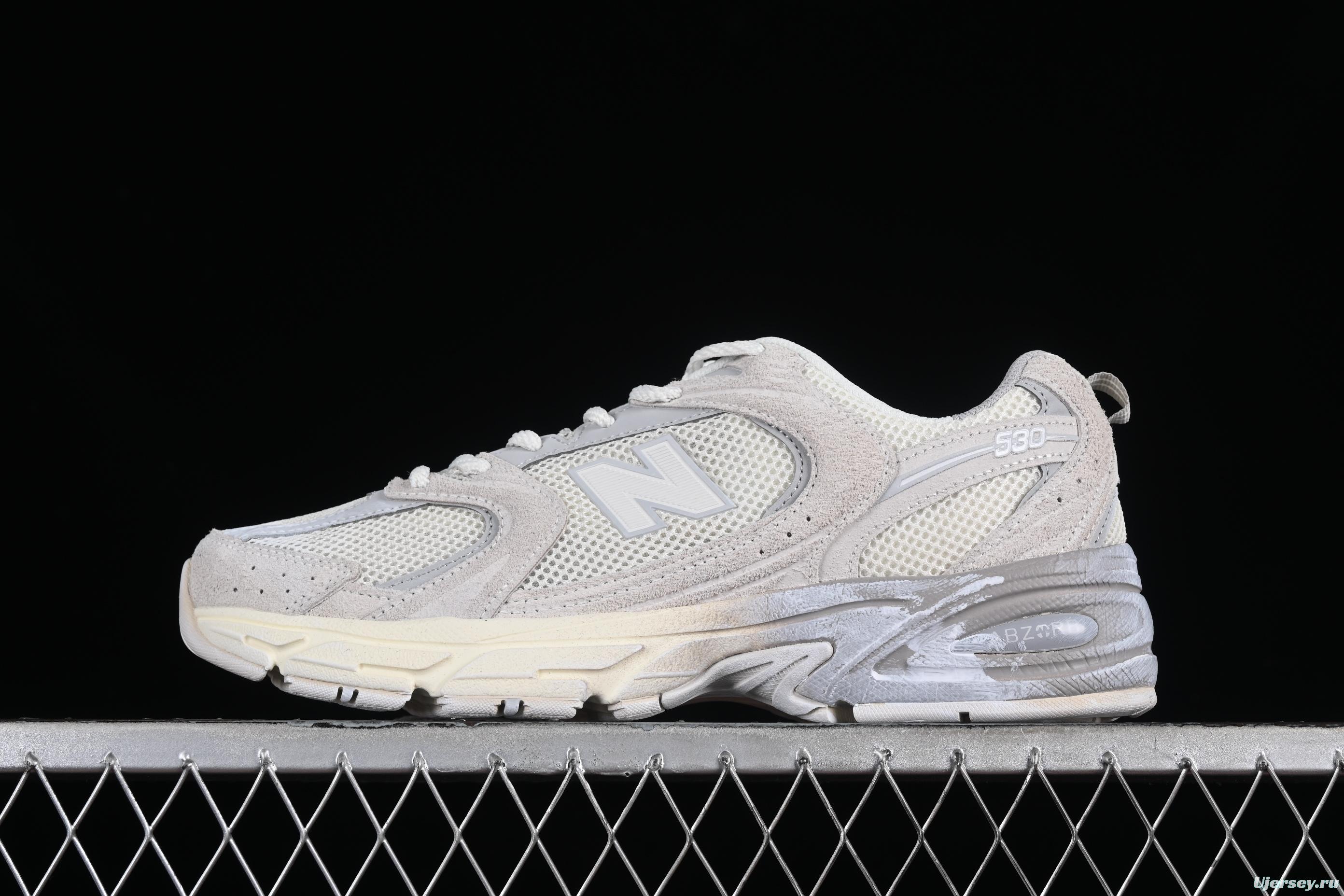 New Balance 530 Series Leather Retro Casual Running Shoes - MR530MR