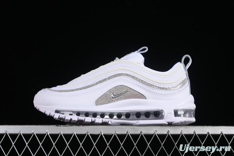 Nike Air Max 97 Retro Running Shoes with Full-Sole Air Cushion - FQ8889-100
