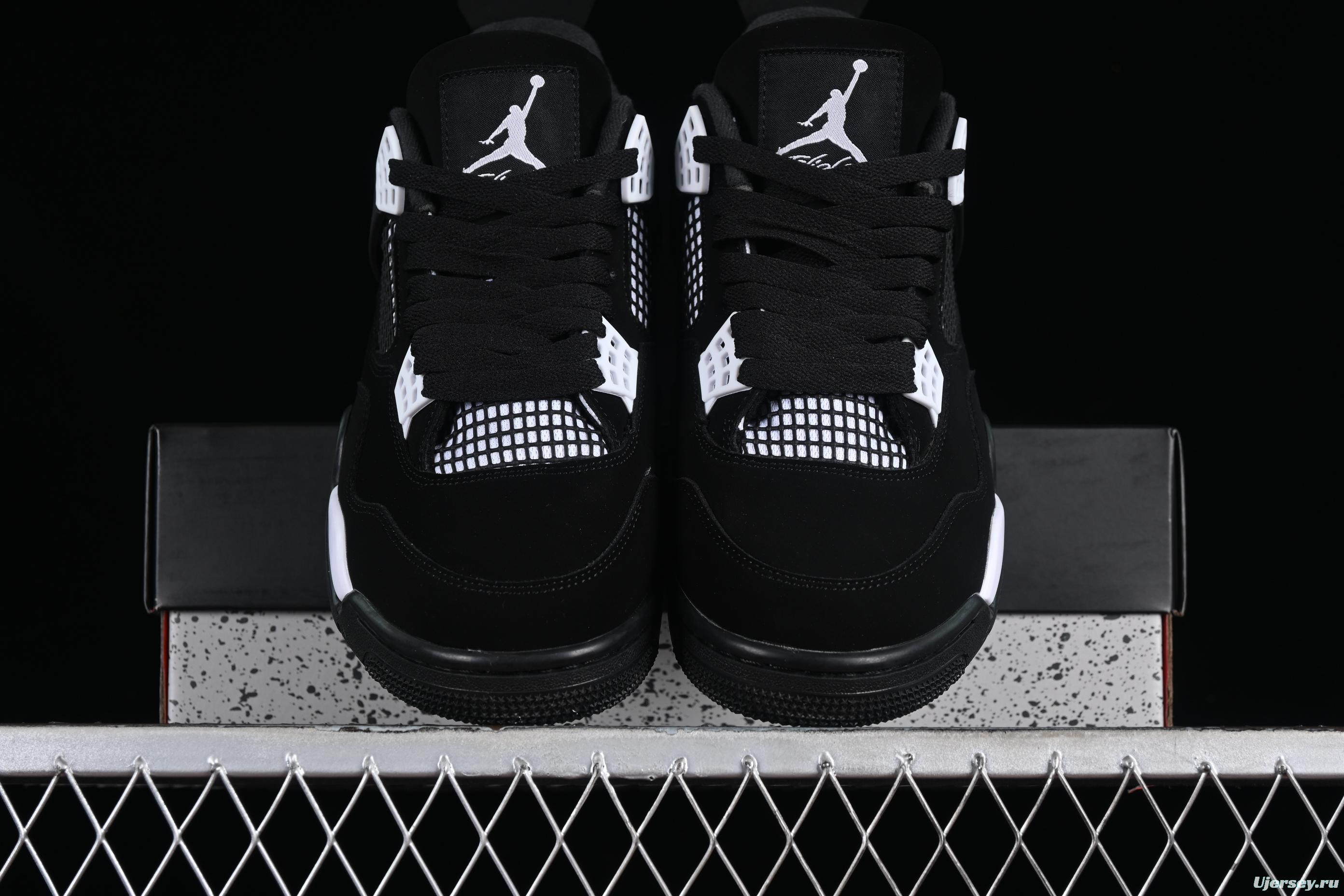 Nike Air Jordan 4 Retro "White Thunder" Basketball Shoes - FQ8138-001