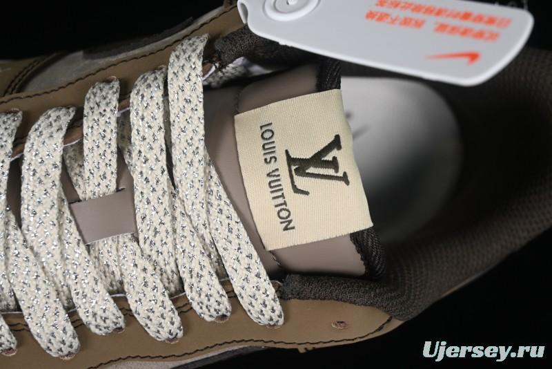 Nike Air Force 1 '07 Low LV Collaboration - Light Brown Casual Sneakers - BA8806-224