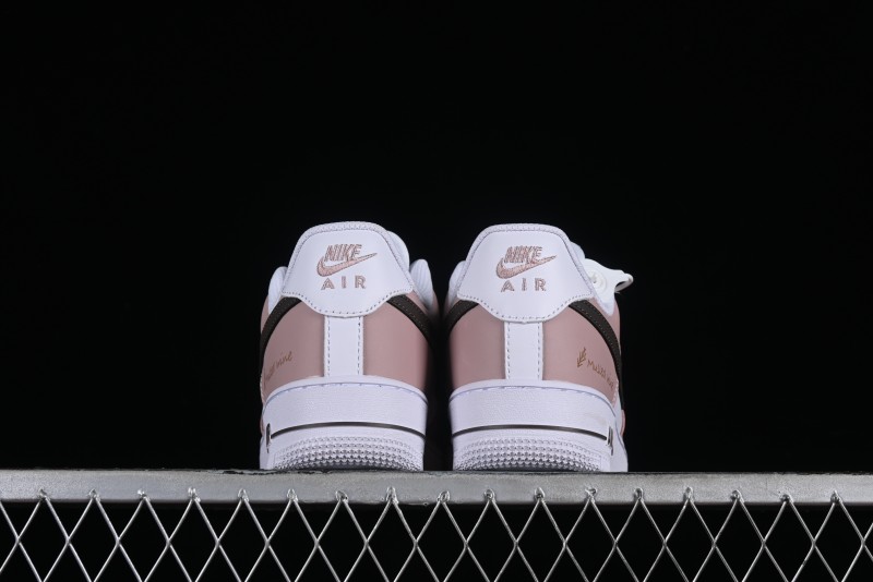 Nike Air Force 1 '07 Low Casual Sneakers in Dusty Rose with Hand-Painted Details - CV8699-578